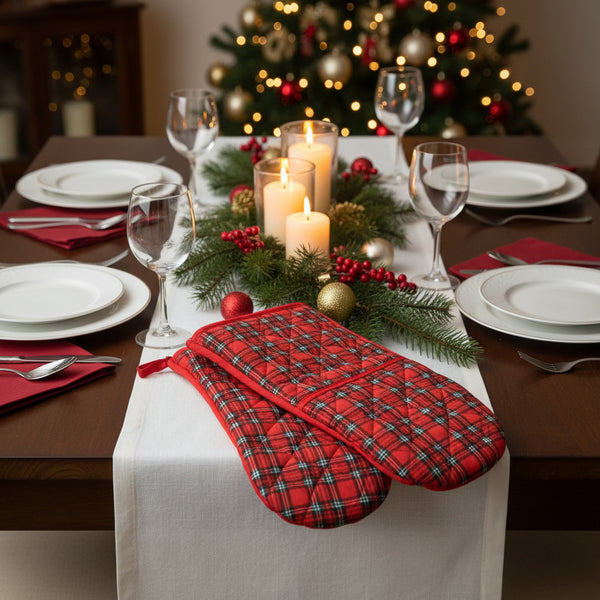 Royal Stewart tartan Oven Gloves