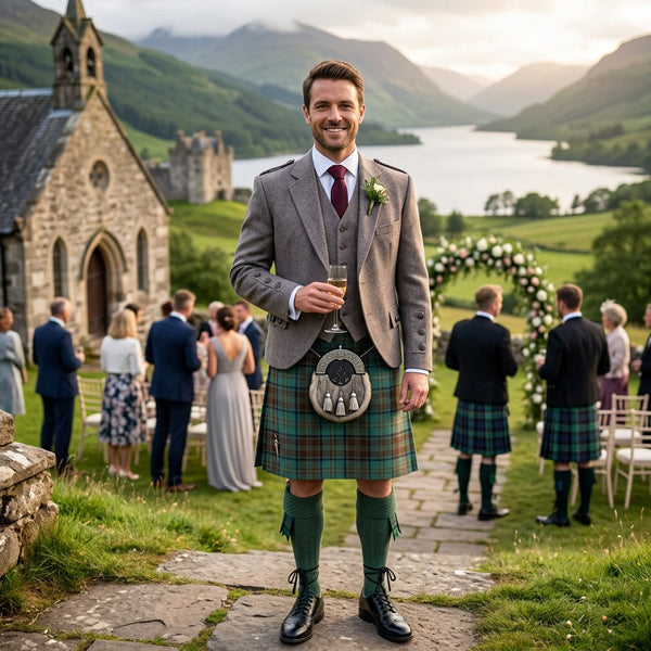 Russett Crail Kilt Jacket and Wastcoat 
