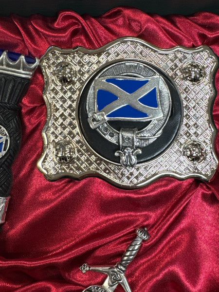 Saltire Kilt Buckle