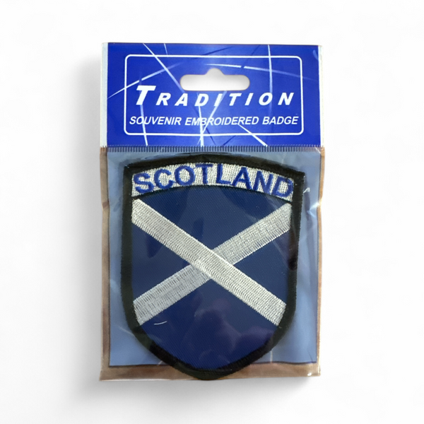 Scotland Saltire Embroidered badge