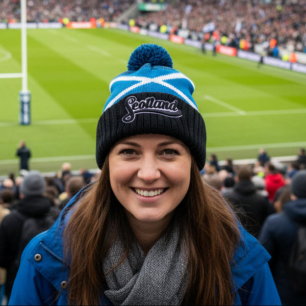 Scotland Saltire Knitted Hat