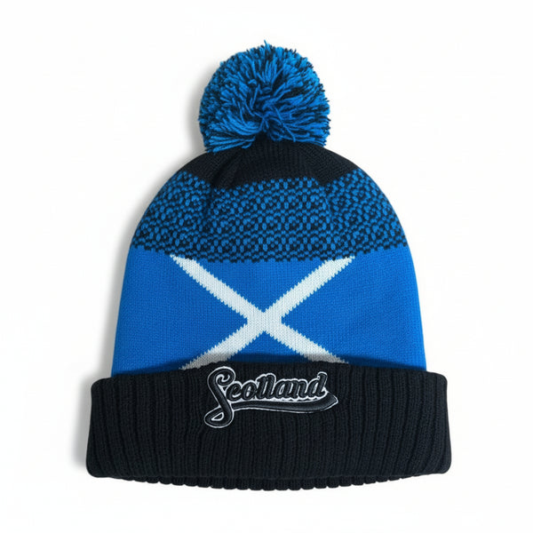 Scotland Saltire Wooly Hat