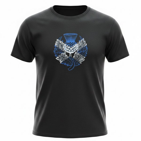 Scotland T Shirt Saltire Thistle