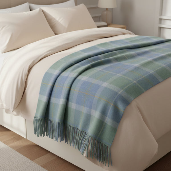 Scottish Borderland  Weathered tartan  Blanket