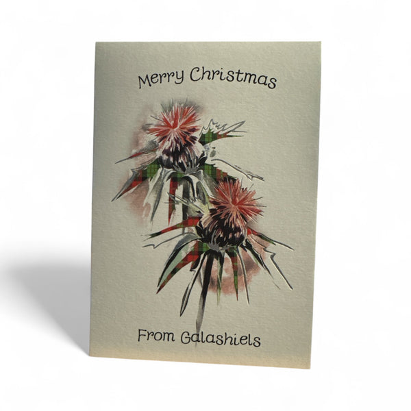 Scottish Christmas card Galashiels