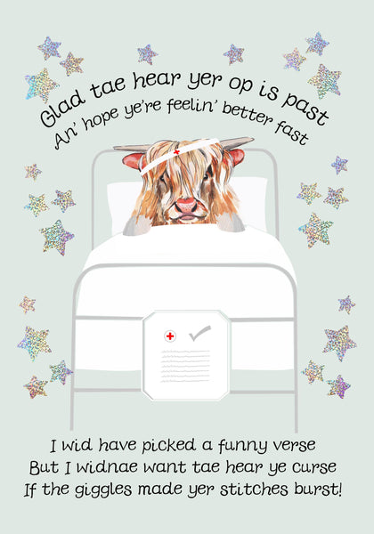 Scottish Get Well Card GW09