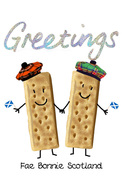 Scottish Greeting Card Shortbread