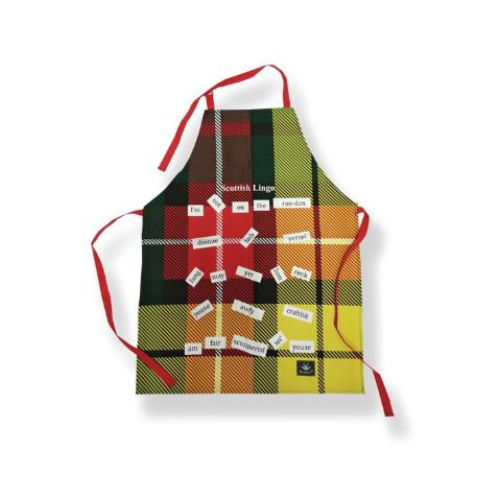 Scottish Lingo Words Pinny Apron