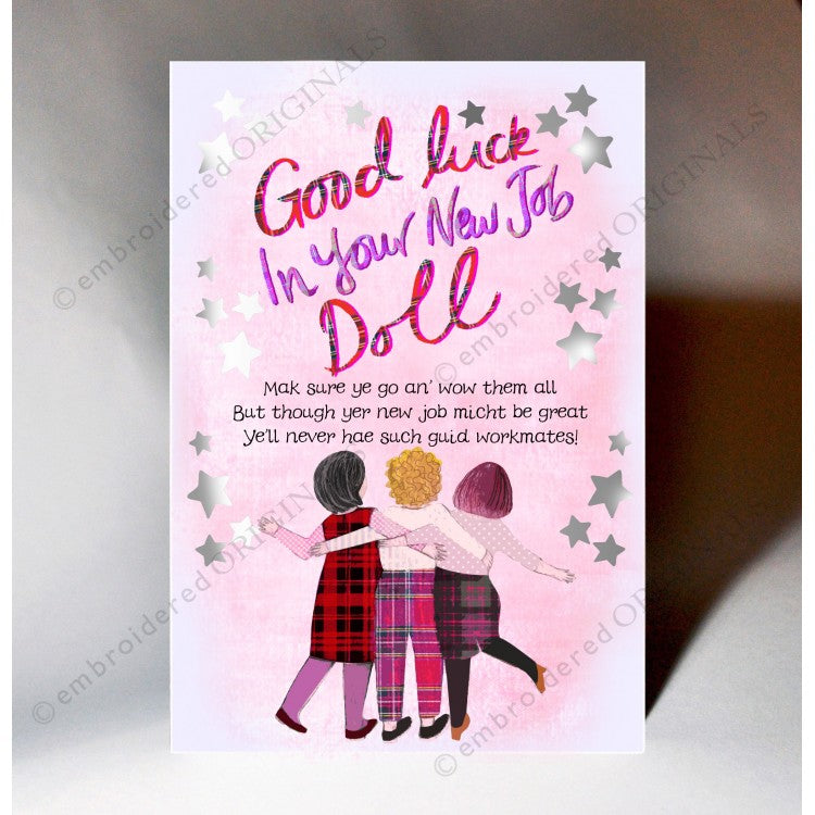 Scottish New Job Card Doll