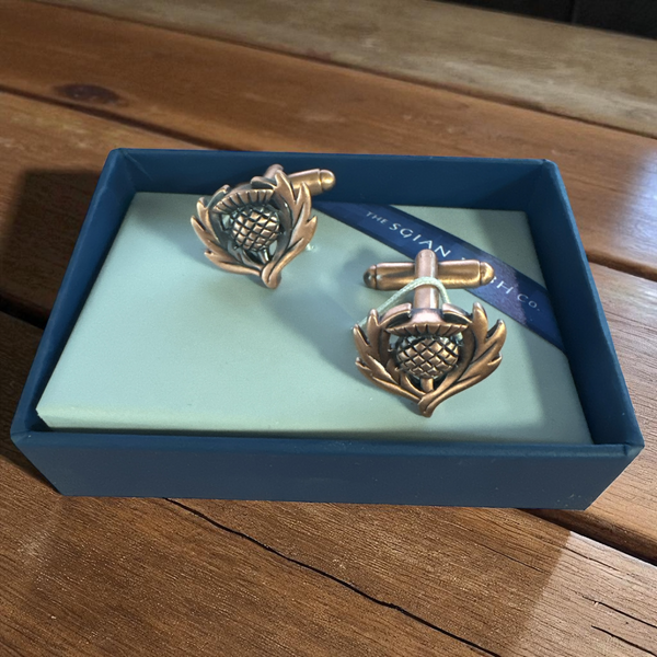 Scottish Thistle Cufflinks 