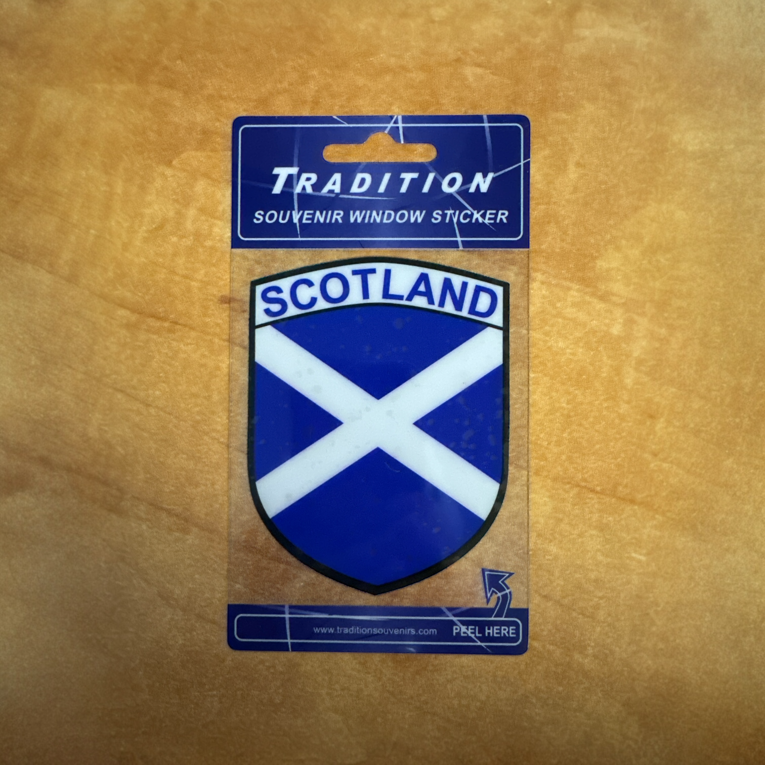 Scottish Window Sticker Saltire