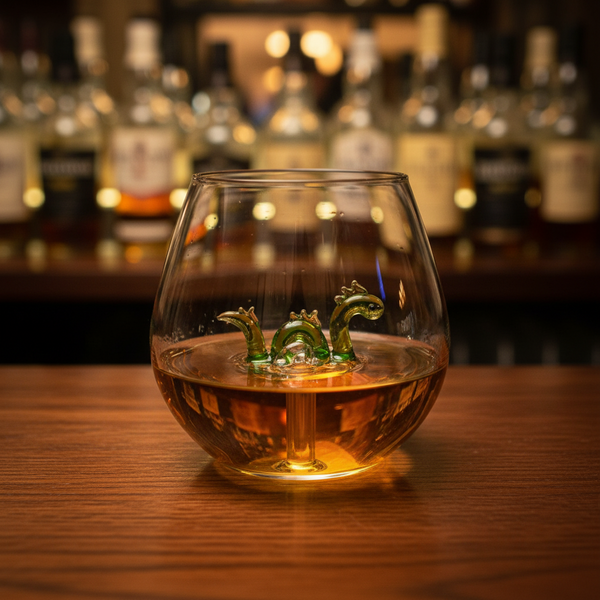 Scottsih Nessie Whisky Glass 