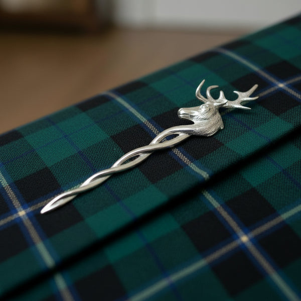 Stag_Kilt_Pin_Polished 1