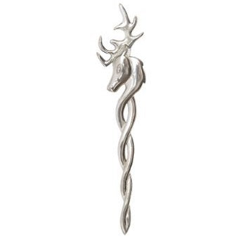 Stag Kilt Pin Polished