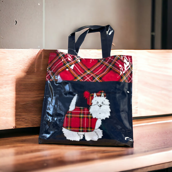 Tartan Terrier PVC Bag