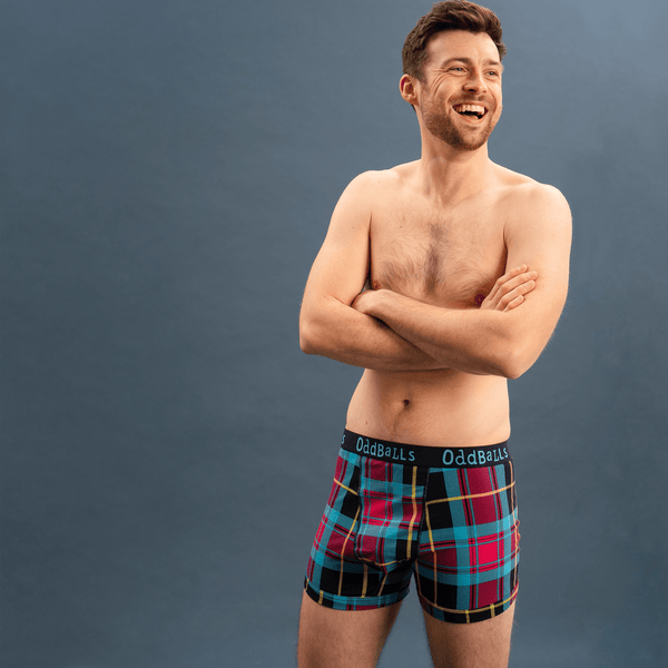 Tartan  Mens Cotton Boxer Shorts