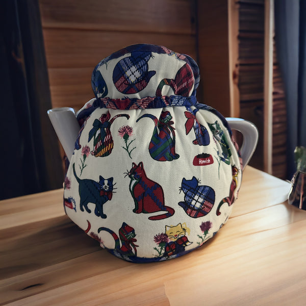 Tartan cat Tea Cosy Scottish