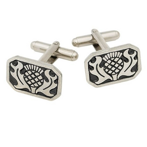 Thistle Cufflinks Rectangle