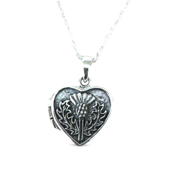 Thistle Locket Necklace
