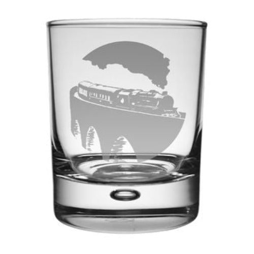 Train Whisky Glass