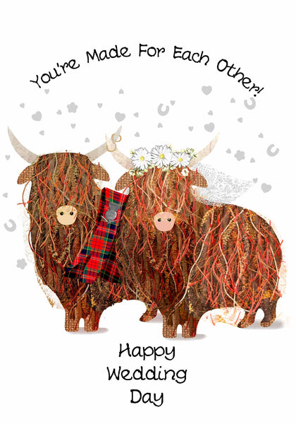 Wedding Card Coos Your Made For Each Other