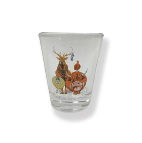 Welcome to Scotland Shot Glass