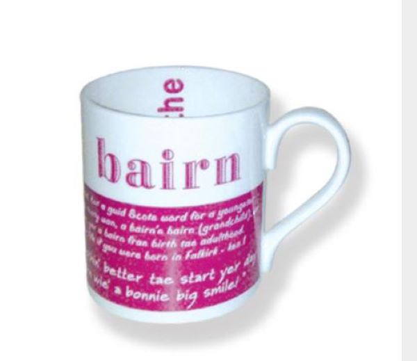 bairn Girl Scots Dialect Mug