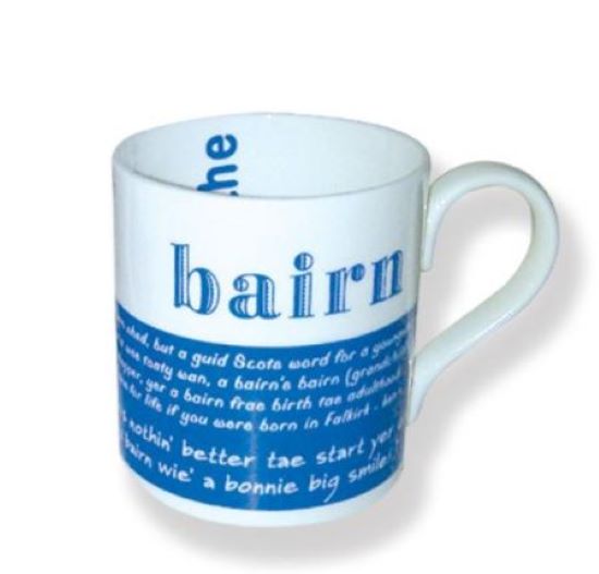 Bone China Mugs - Scottish Words 12 Designs
