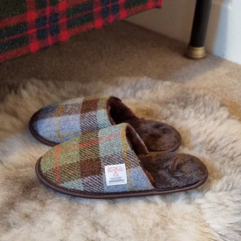 Harris Tweed Slippers Col 15