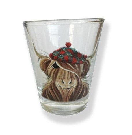 Hamish the Highland Cow Shot  Glass