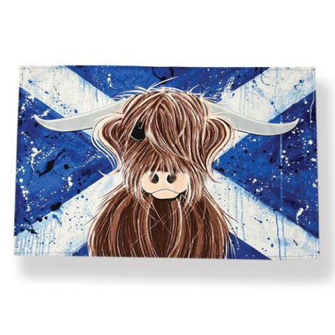 Highlander Cow Tea Towel