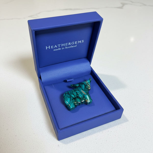heathergems Highland Cow brooch