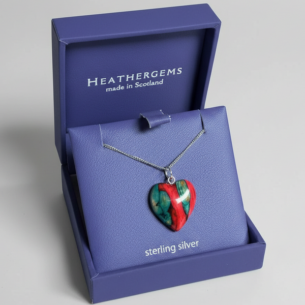 heathergems heart Shaped Pendant Necklace