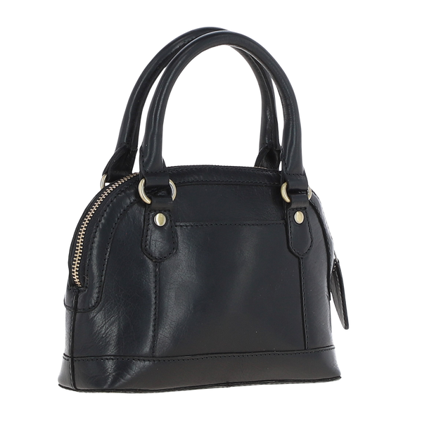 leather bag black T-82