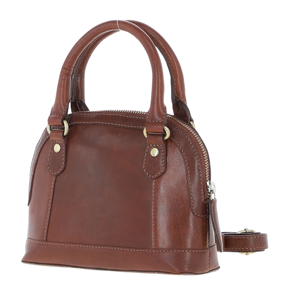 leather bag chestnut T82