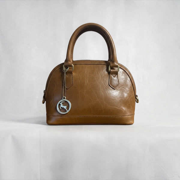 leather bag honey T-82
