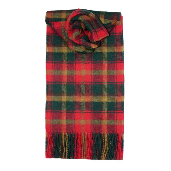 maple Leaf Tartan Scarf by Lochcarron