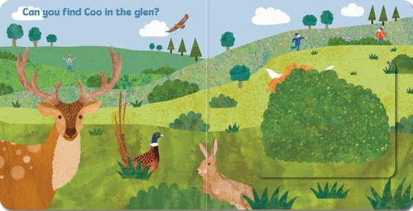 peekaboo coo flab board book