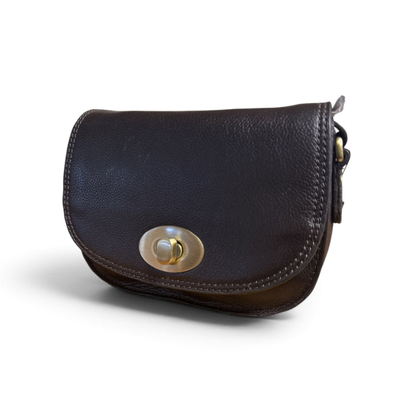 small saddle leather bag M-90