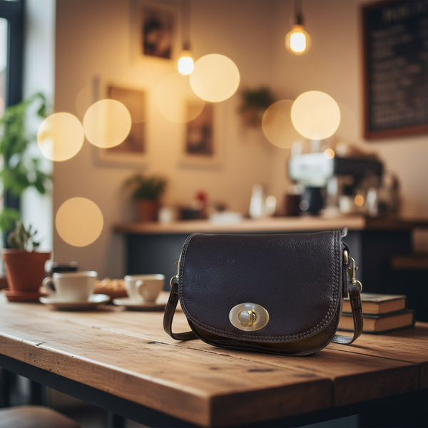 Leather Small Saddle Bag M-90