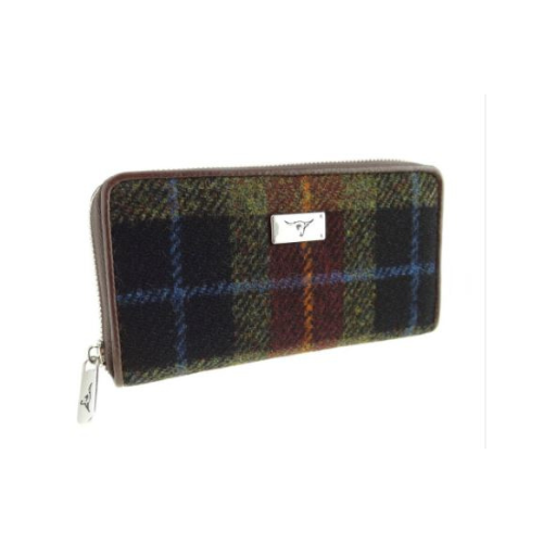 Harris Tweed Rust Purse