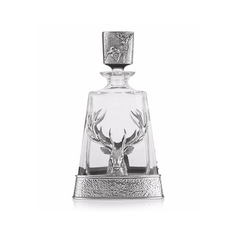 Pewter Stag Decanter