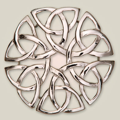Celtic Interlace Brooch Made in Scotland by Art Pewter (160)