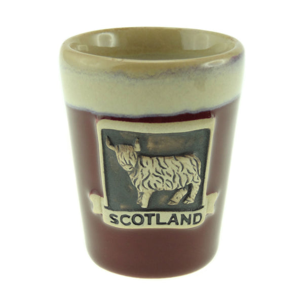 Stoneware Highland Cow Cup in 3 Colours