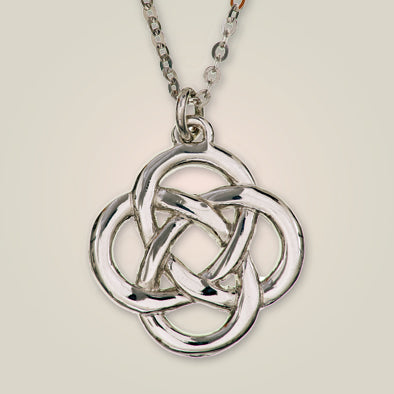 Celtic Jura Knot Pendant Necklace Made in Scotland by Art Pewter (205P)