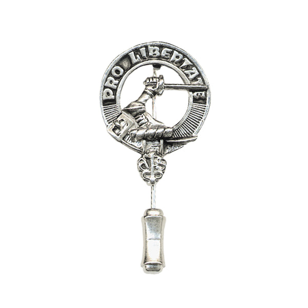 Saltire Lapel Tie Pin Made in Scotland by Art Pewter (CLP125)