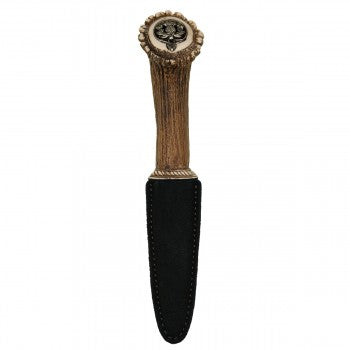 Sgian Dubh Stag Horn Handle with Thistle Badge (SK-C113)