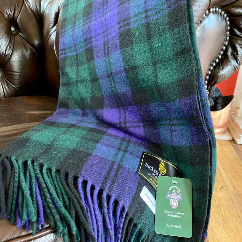 Tartan Knee Blanket's Pure New Wool Made In Scotland