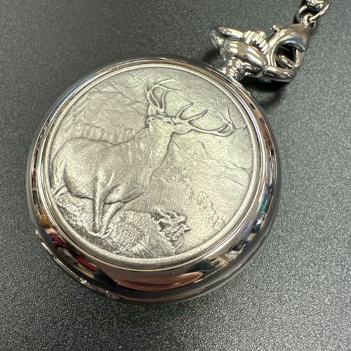 AE Williams Stag Pocket Watch