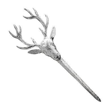 Antique Stag Kilt Pin Made in Scotland by Art Pewter (95ANT)